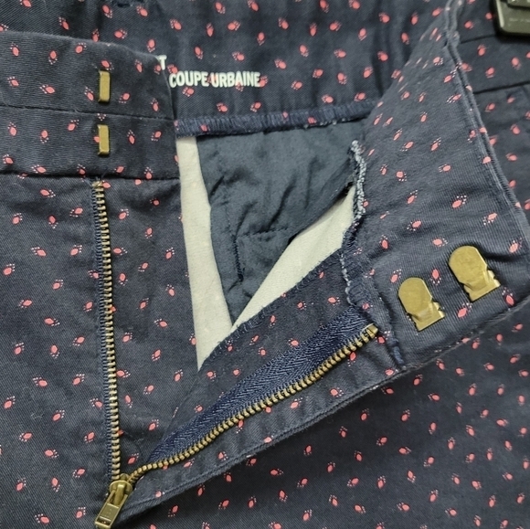 Gap Khakis City 3 inch shorts navy print 14 - Picture 4 of 9